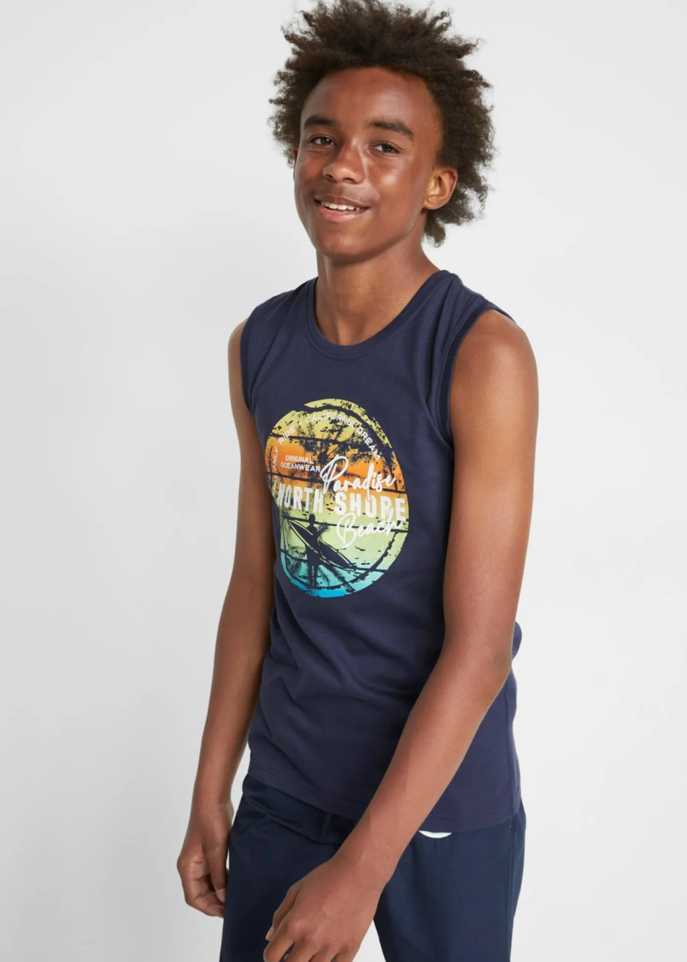 Niños bonprix bonprix Camiseta de tirantes para niño (2 unidades)