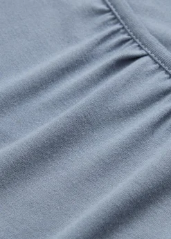 bonprix bonprix Camisetas>Camiseta de viscosa con mangas de murciélago verde mar