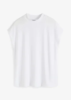 bonprix bonprix Básicos|Camisetas>Camiseta de viscosa suave Blanco