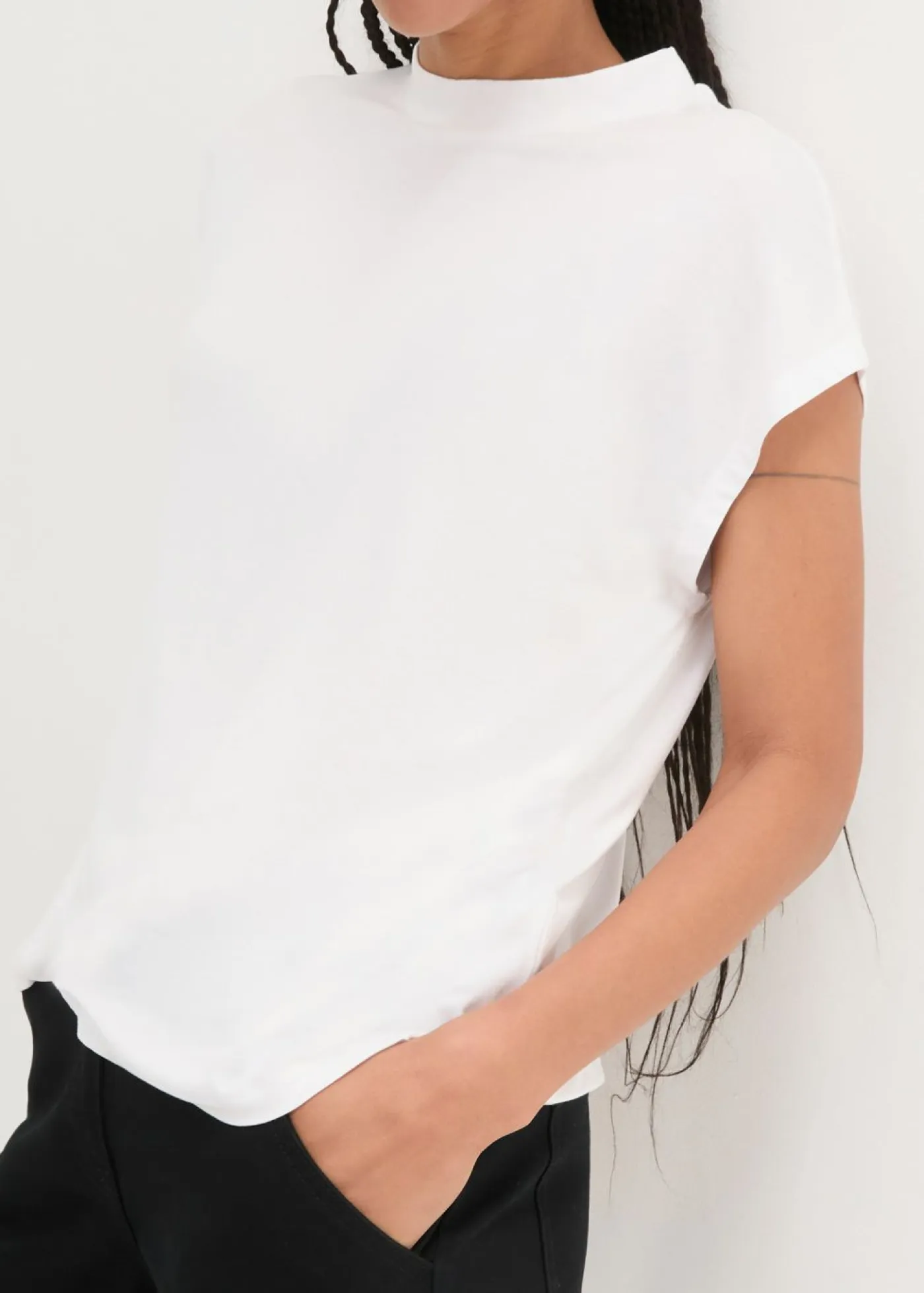 bonprix bonprix Básicos|Camisetas>Camiseta de viscosa suave Blanco