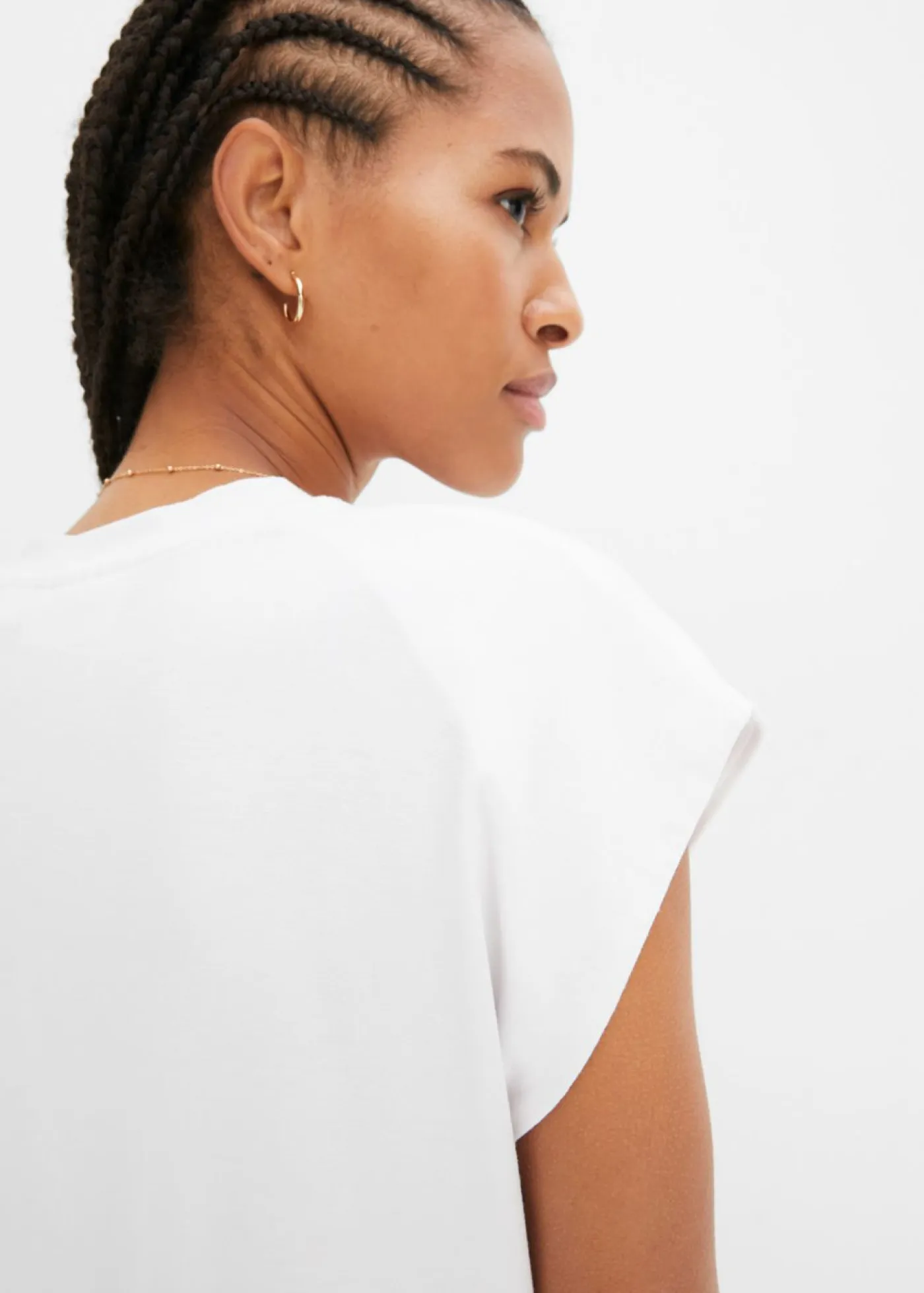 bonprix bonprix Básicos|Camisetas>Camiseta de viscosa suave Blanco