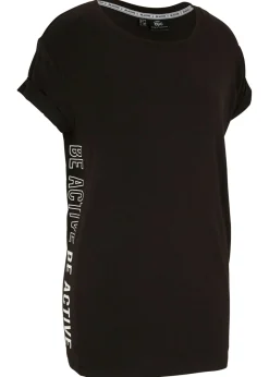 bonprix bonprix Ropa Deportiva|Camisetas>Camiseta deportiva Negro estampado