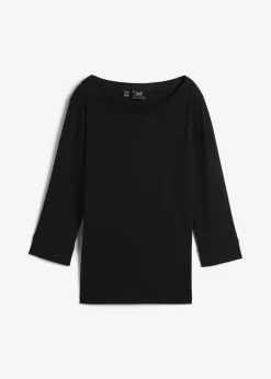 Mujer bonprix bonprix Camiseta elástica con escote en forma de U