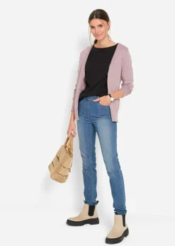 Mujer bonprix bonprix Camiseta elástica con escote en forma de U