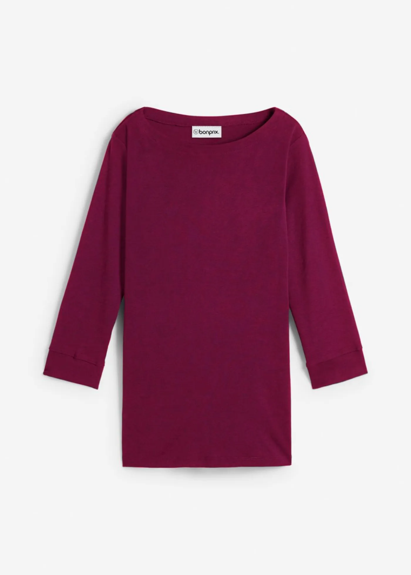 Mujer bonprix bonprix Camiseta elástica con escote en forma de U