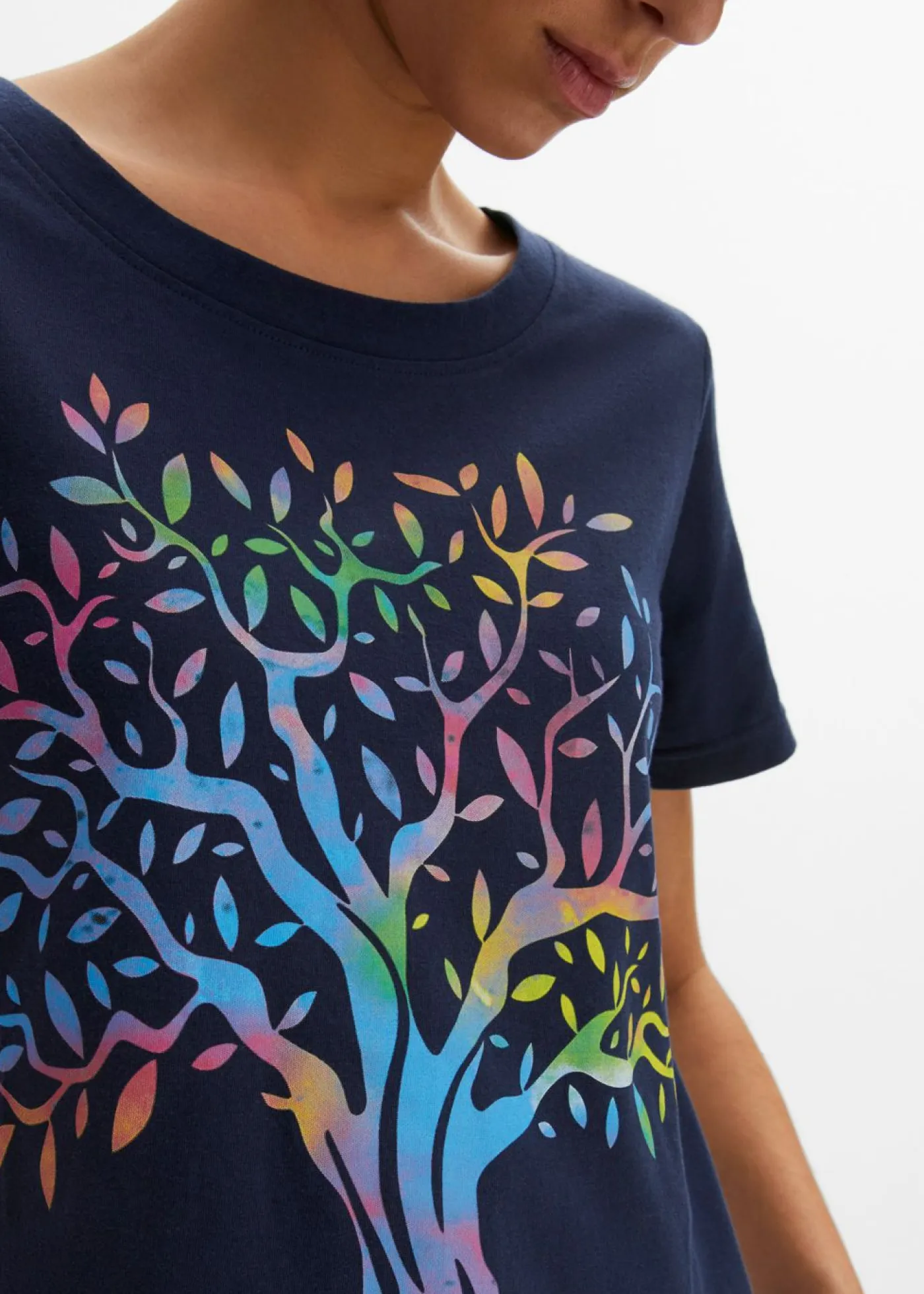 Mujer bonprix bonprix Camiseta estampada de algodón orgánico