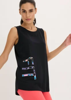 bonprix bonprix Ropa Deportiva|Camisetas>Camiseta funcional de secado rápido (2 unidades) Negro-salmón