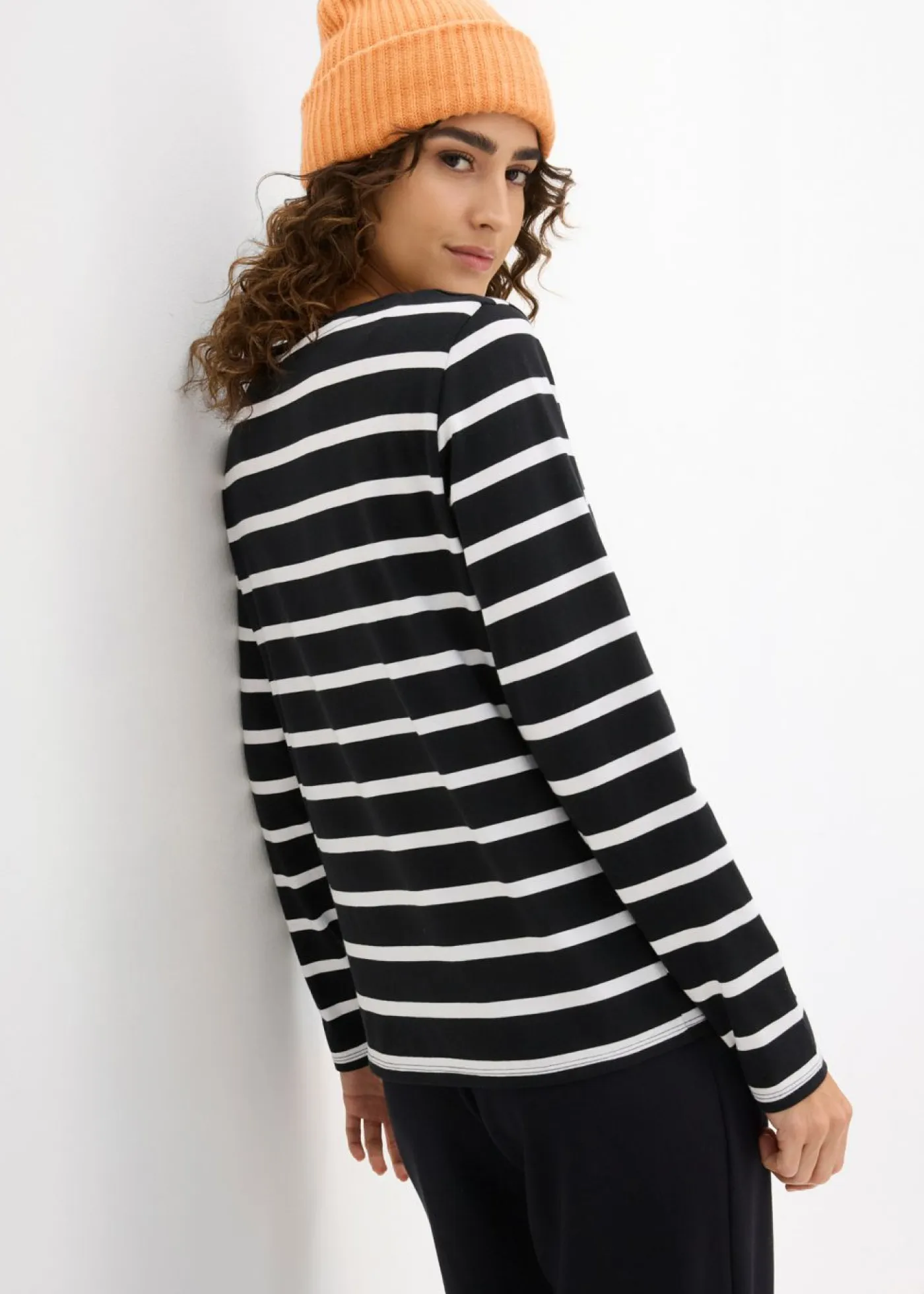 Mujer bonprix bonprix Camiseta henley de algodón orgánico puro