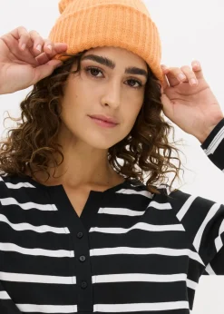 Mujer bonprix bonprix Camiseta henley de algodón orgánico puro