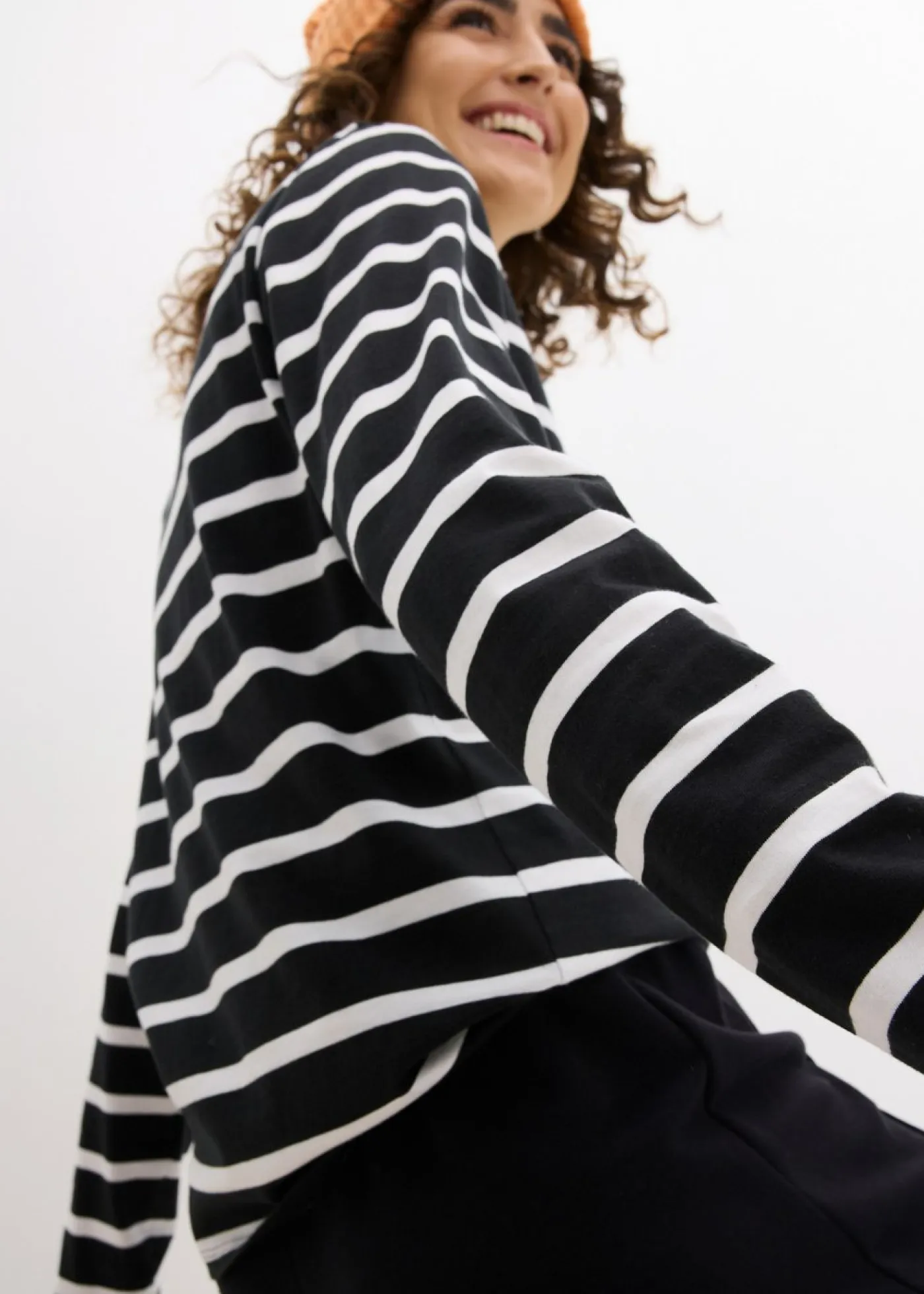 Mujer bonprix bonprix Camiseta henley de algodón orgánico puro