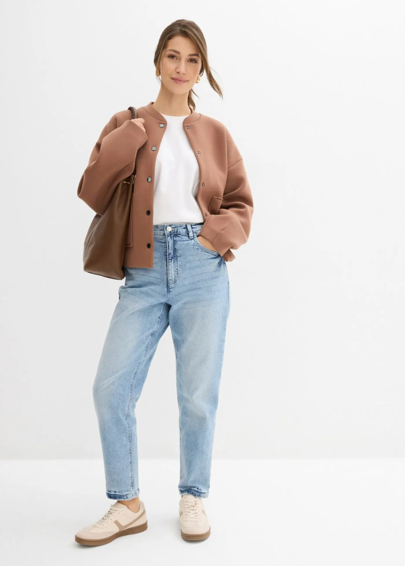 Mujer bonprix bonprix Camiseta holgada de algodón orgánico puro