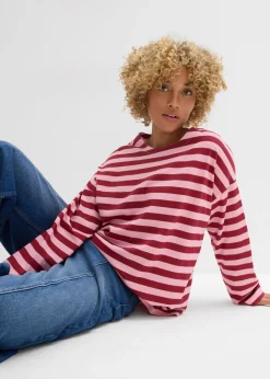 Mujer bonprix bonprix Camiseta holgada de algodón puro