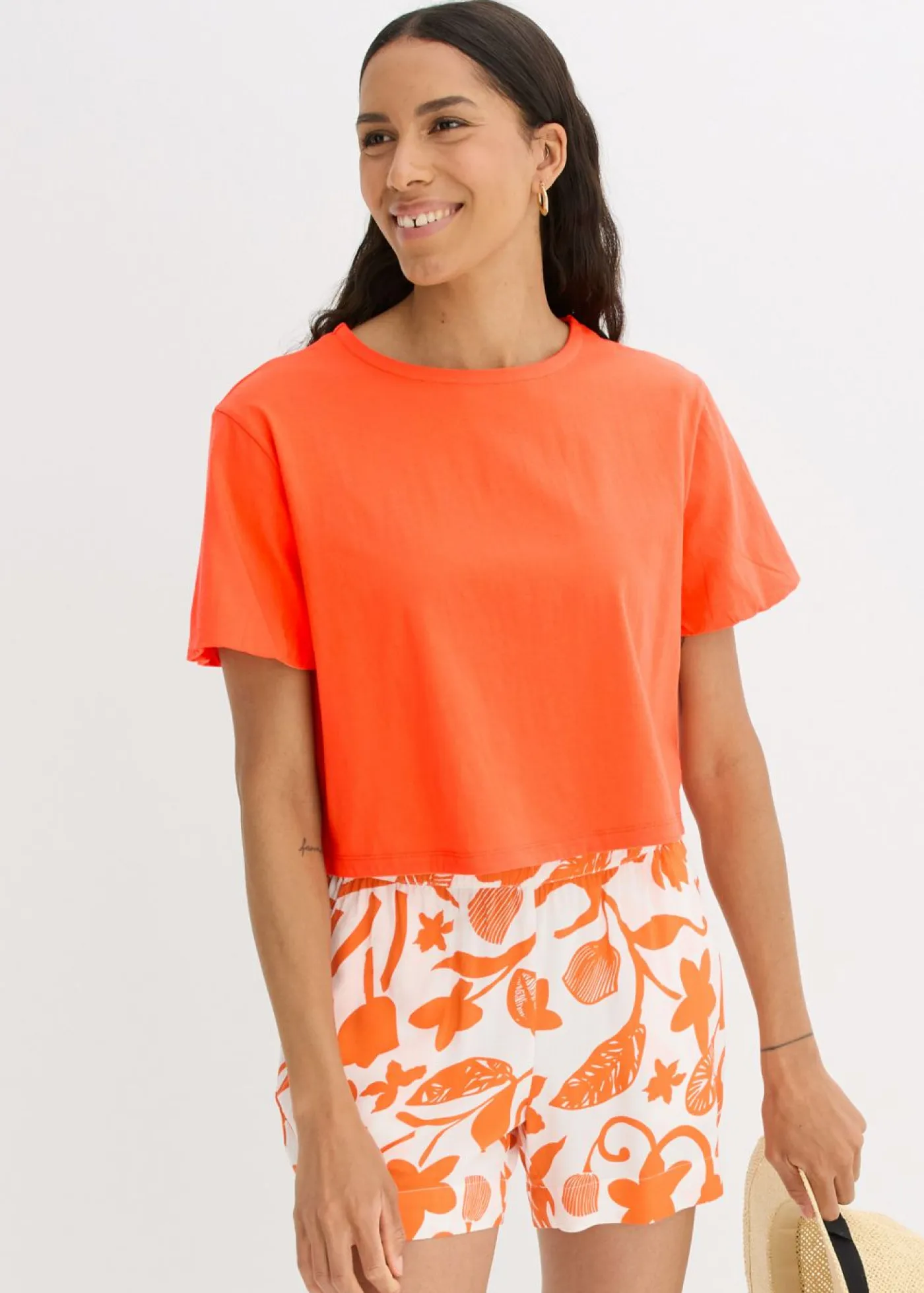 Mujer bonprix bonprix Camiseta holgada de algodón orgánico puro