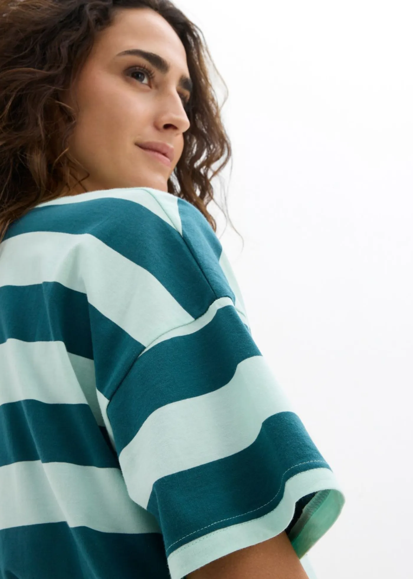 Mujer bonprix bonprix Camiseta holgada de algodón orgánico puro