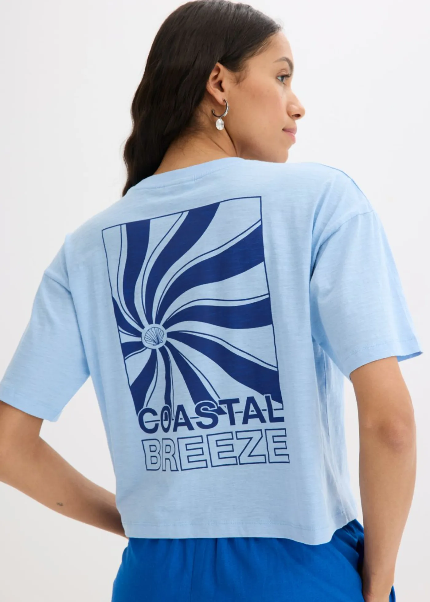 Mujer bonprix bonprix Camiseta holgada de algodón orgánico puro