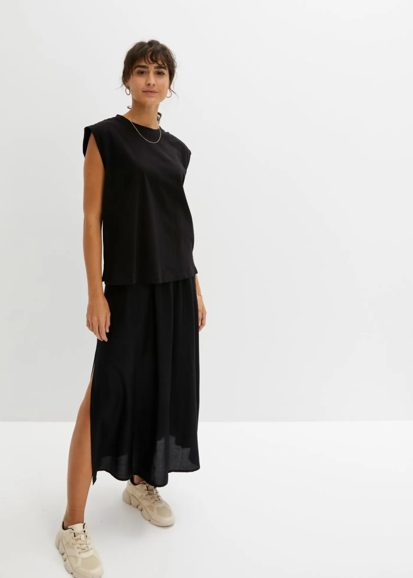 Mujer bonprix bonprix Camiseta holgada de algodón orgánico puro