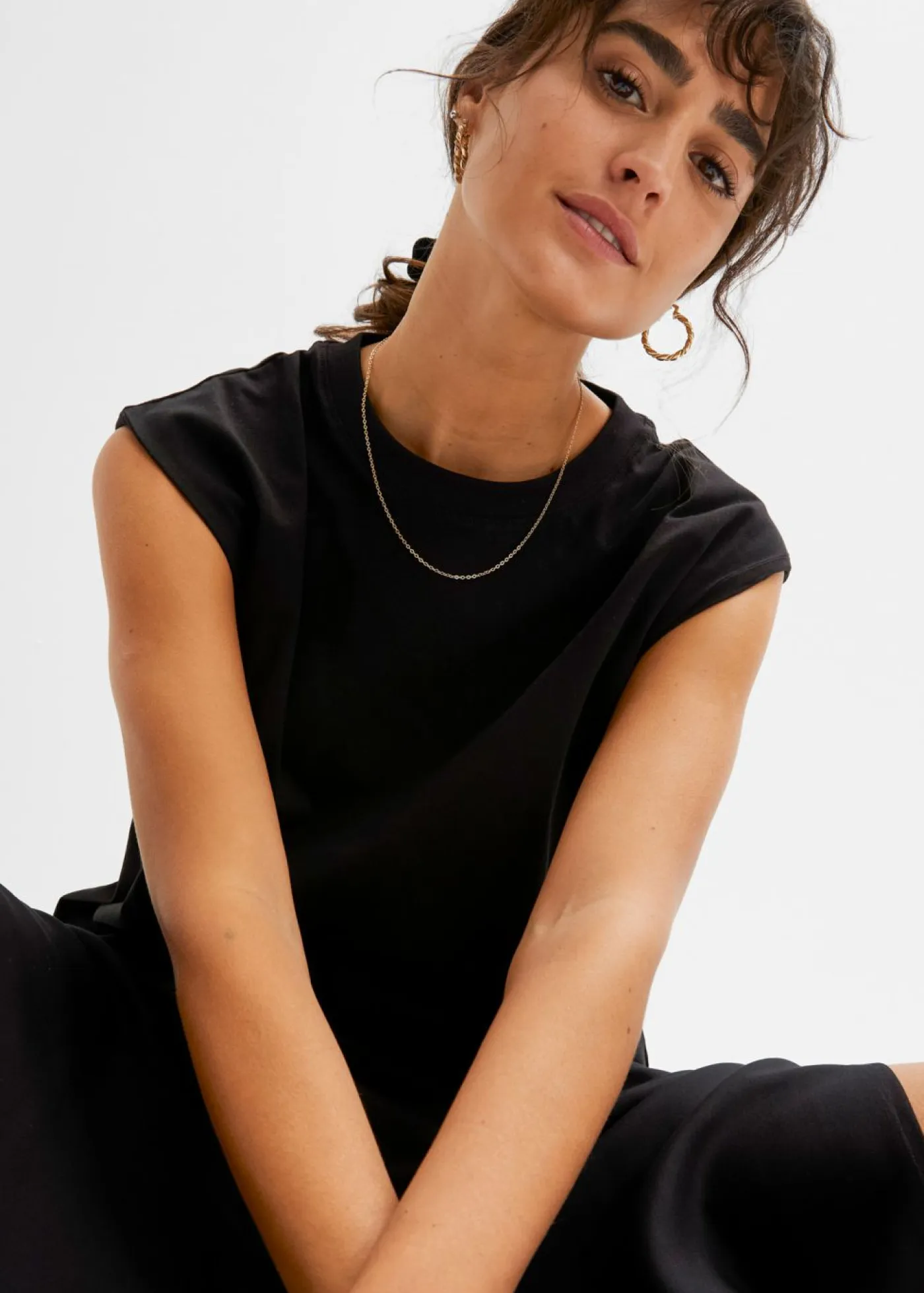 Mujer bonprix bonprix Camiseta holgada de algodón orgánico puro