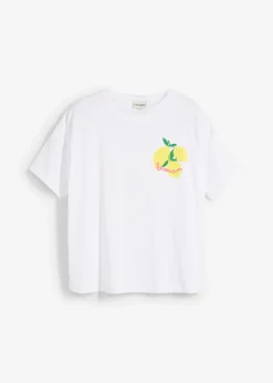Mujer bonprix bonprix Camiseta holgada de algodón orgánico puro