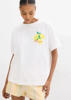 Mujer bonprix bonprix Camiseta holgada de algodón orgánico puro