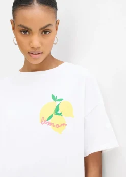 Mujer bonprix bonprix Camiseta holgada de algodón orgánico puro