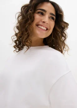 Mujer bonprix bonprix Camiseta holgada de algodón orgánico puro y pesado