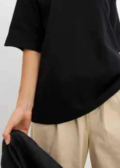 Mujer bonprix bonprix Camiseta holgada de algodón orgánico puro y pesado