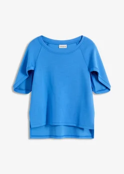 Mujer bonprix bonprix Camiseta holgada de mezcla de viscosa fluida