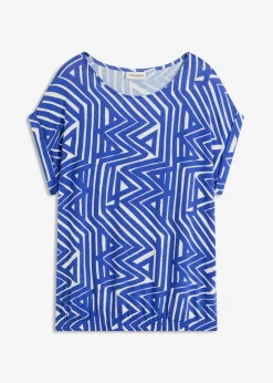 Mujer bonprix bonprix Camiseta holgada de mezcla de viscosa fluida