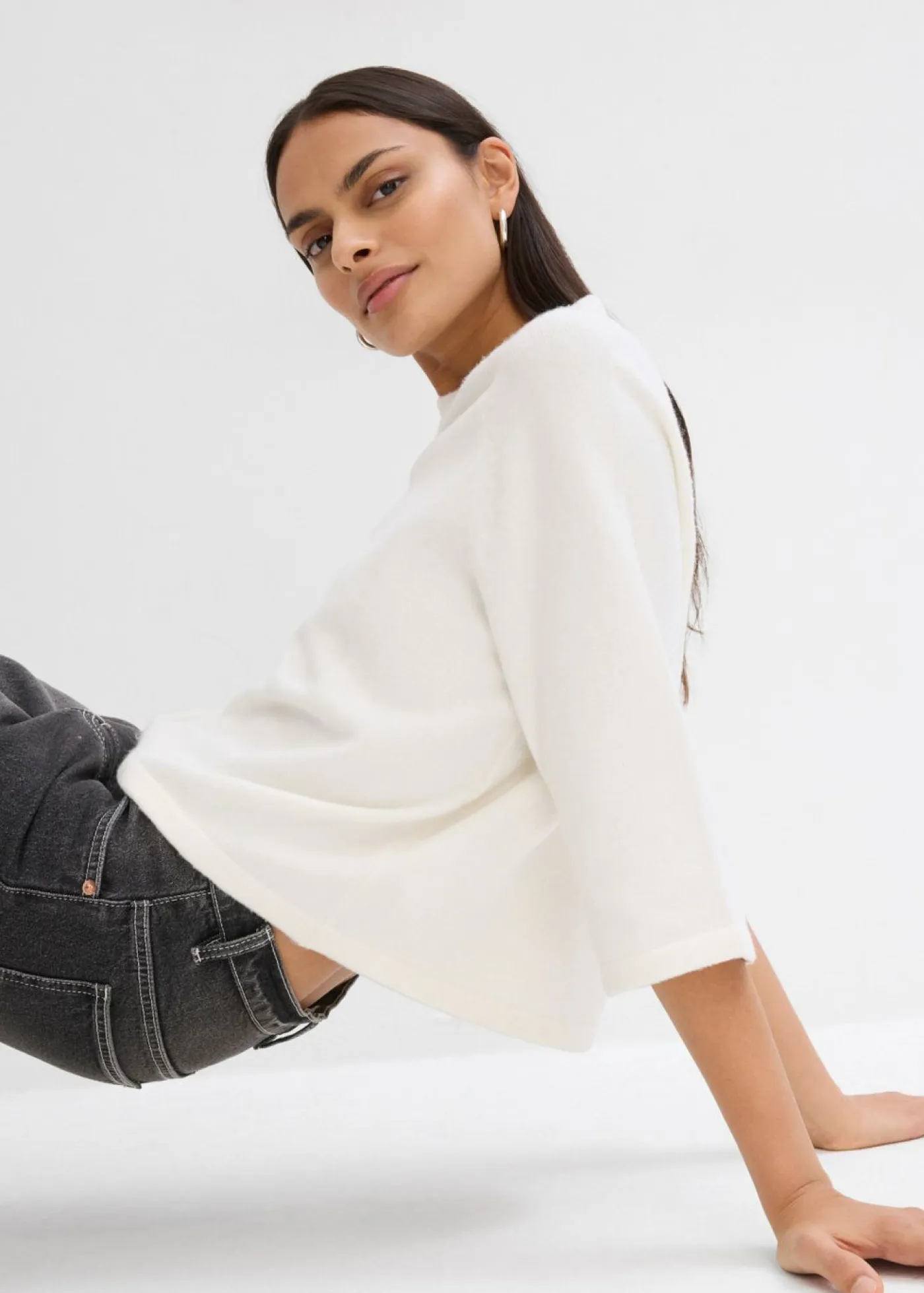 Mujer bonprix bonprix Camiseta holgada de punto