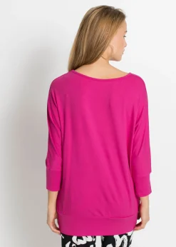 Mujer bonprix bonprix Camiseta holgada de viscosa fluida