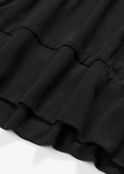 bonprix bonprix Camisetas|Novedades>Camiseta holgada de viscosa fluida Negro