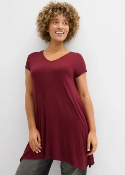 bonprix bonprix Camisetas|Novedades>Camiseta larga rojo avellana