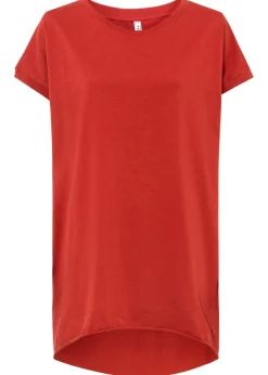 Mujer bonprix bonprix Camiseta larga de algodón puro