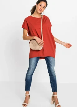 Mujer bonprix bonprix Camiseta larga de algodón puro