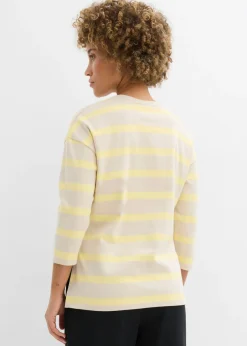 Mujer bonprix bonprix Camiseta larga de algodón orgánico pesado