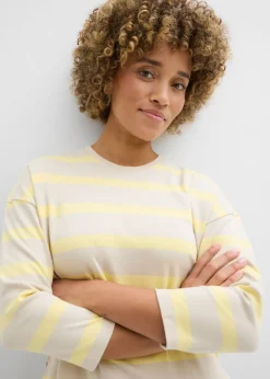 Mujer bonprix bonprix Camiseta larga de algodón orgánico pesado
