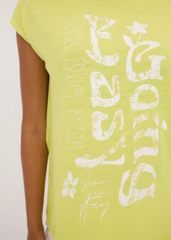 Mujer bonprix bonprix Camiseta larga de algodón orgánico puro