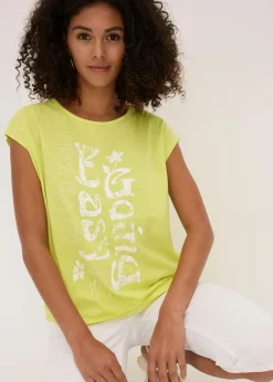 Mujer bonprix bonprix Camiseta larga de algodón orgánico puro