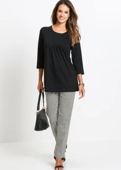 Mujer bonprix bonprix Camiseta larga de algodón puro