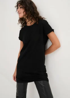 Mujer bonprix bonprix Camiseta larga de algodón puro
