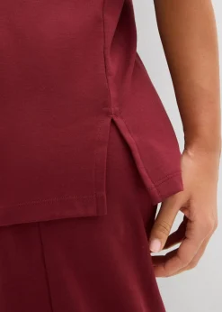 Mujer bonprix bonprix Camiseta larga de interlock