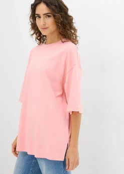 Mujer bonprix bonprix Camiseta larga de interlock