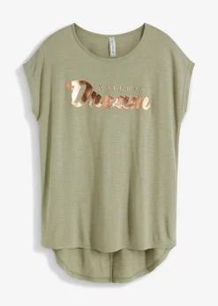 Mujer bonprix bonprix Camiseta larga de mezcla de viscosa