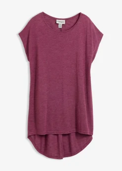 bonprix bonprix Camisetas>Camiseta larga de mezcla de viscosa Baya