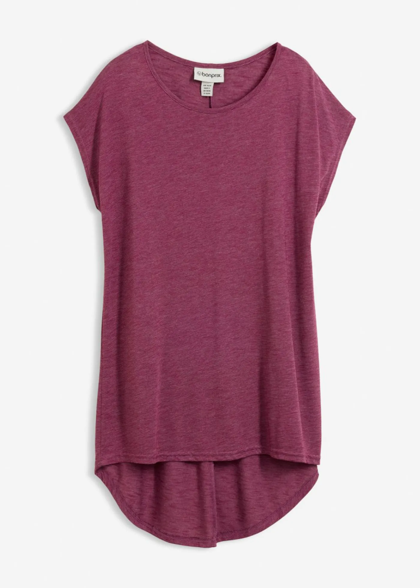 bonprix bonprix Camisetas>Camiseta larga de mezcla de viscosa Baya