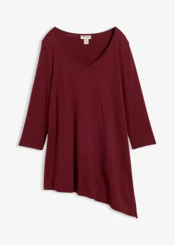 Mujer bonprix bonprix Camiseta larga de mezcla de viscosa y algodón