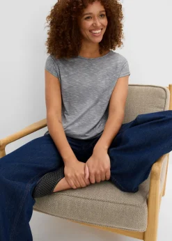 Mujer bonprix bonprix Camiseta larga de mezcla de viscosa