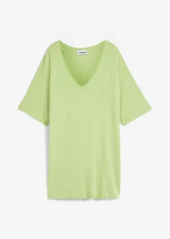 Mujer bonprix bonprix Camiseta larga de mezcla de viscosa sostenible