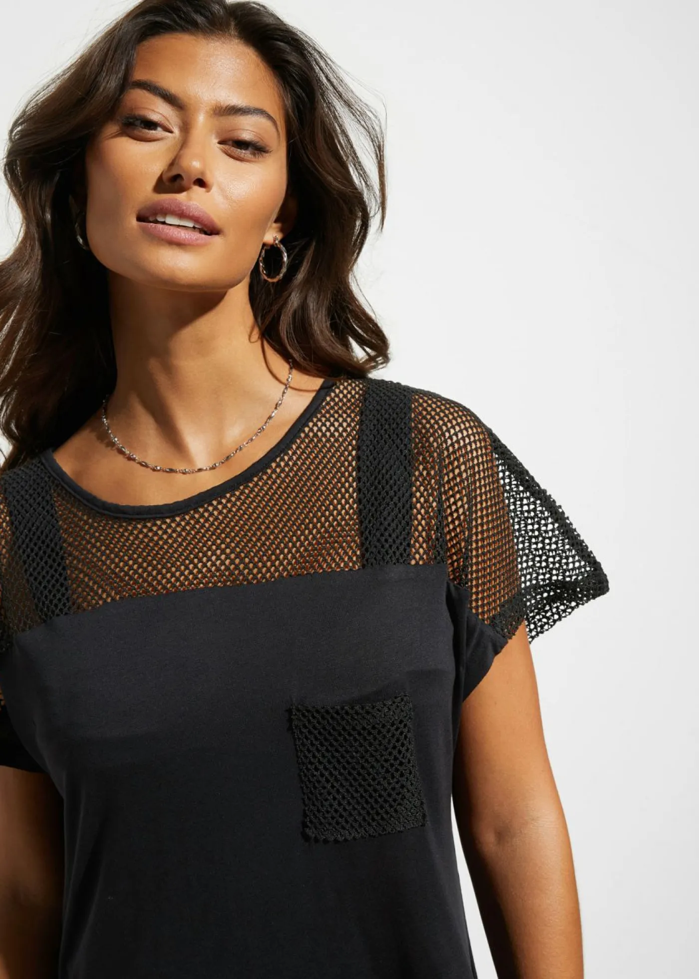 Mujer bonprix bonprix Camiseta larga de playa de viscosa