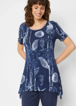 Mujer bonprix bonprix Camiseta larga de suave mezcla de viscosa